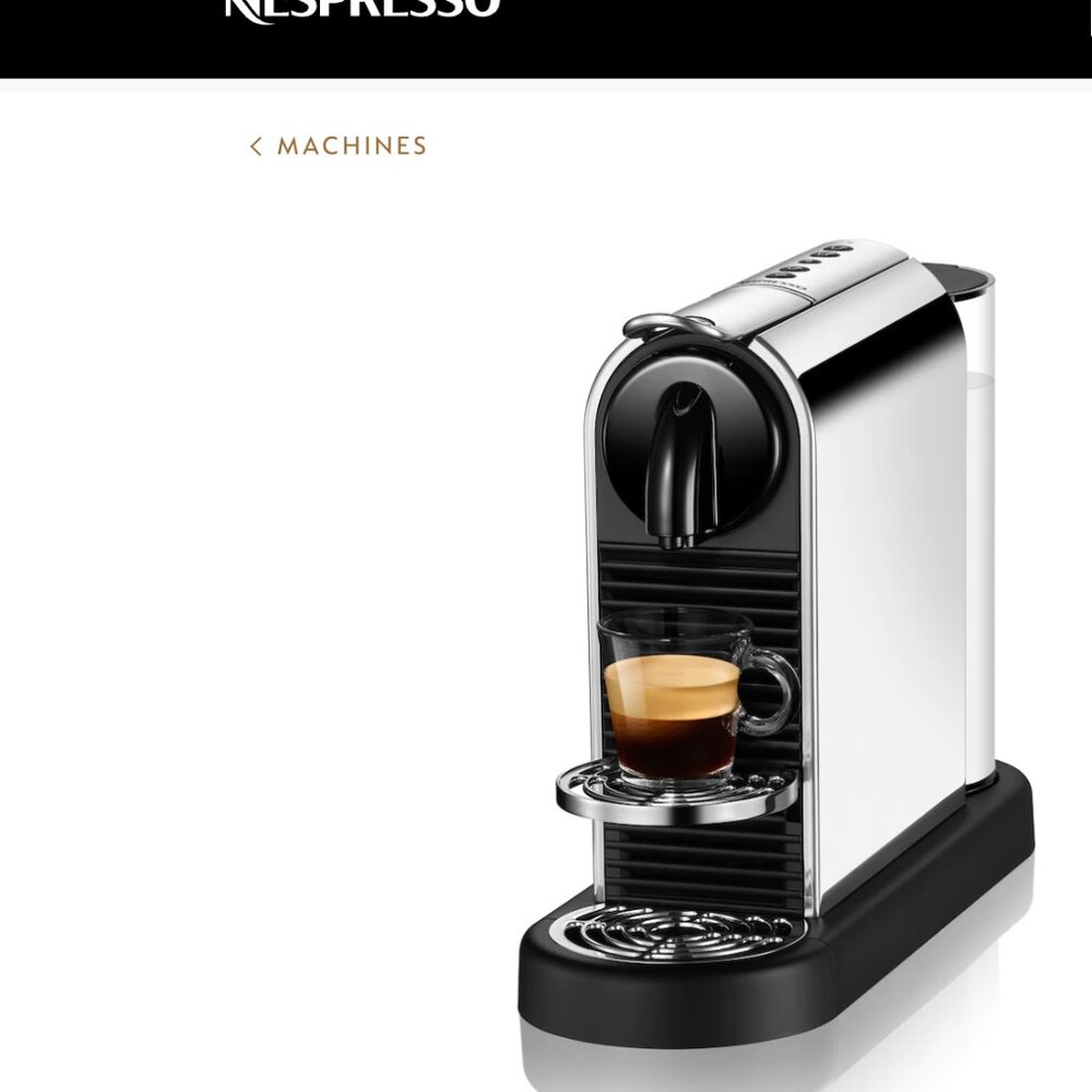 Nespresso CitiZ Platinum Stainless Steel